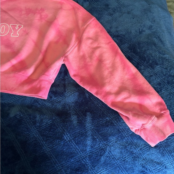 Women’s size S pink Playboy long sleeved sweatshirt crop top - Picture 3 of 10